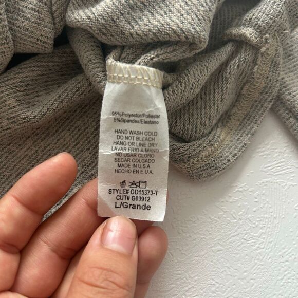 Windsor Taupe Knit Twist Front Crop Top & High Waist Pants Set – Size L - Picture 3 of 15